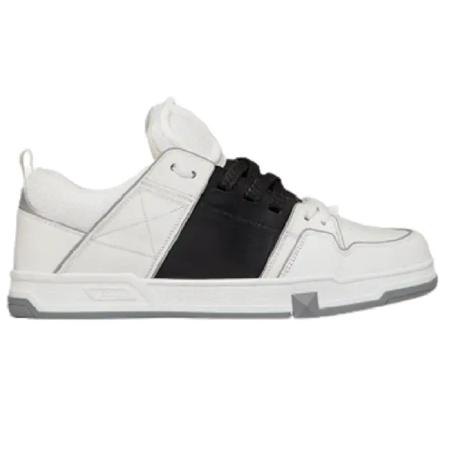 Giày Valentino Open Skate Calfskin And Fabric Sneaker 1Y2S0F89YPB6TV