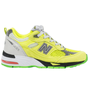 Giày New Balance Aries x Wmns 991 Made in England ‘Neon Yellow’ W991AFL