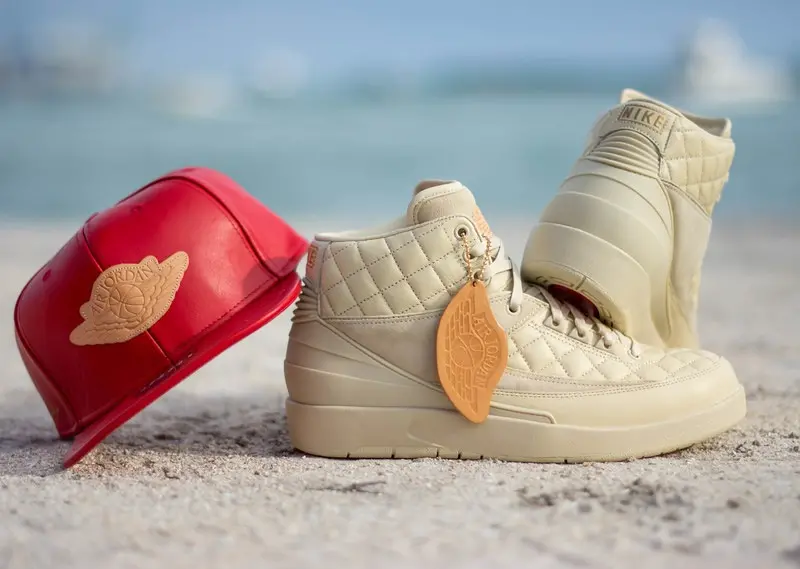 Alternative view of Giày Nike Just Don x Air Jordan 2 Retro 'Beach' 834825-250