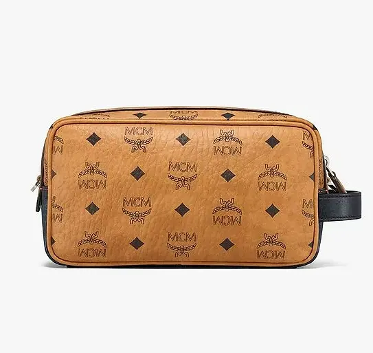 Alternative view of Túi MCM Wash Bag in Visetos 'Mix' MXZBSVI03WT001