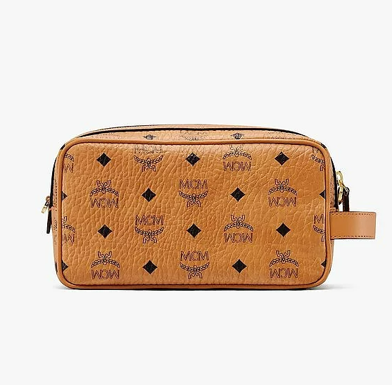 Túi MCM Wash Bag in Visetos 'Original' MXZAAVI01CO001 - Ảnh 2