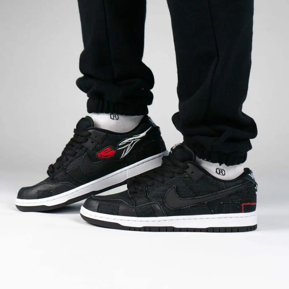 Giày Nike Wasted Youth x Dunk Low SB 'Black Denim' DD8386-001 - Ảnh 3