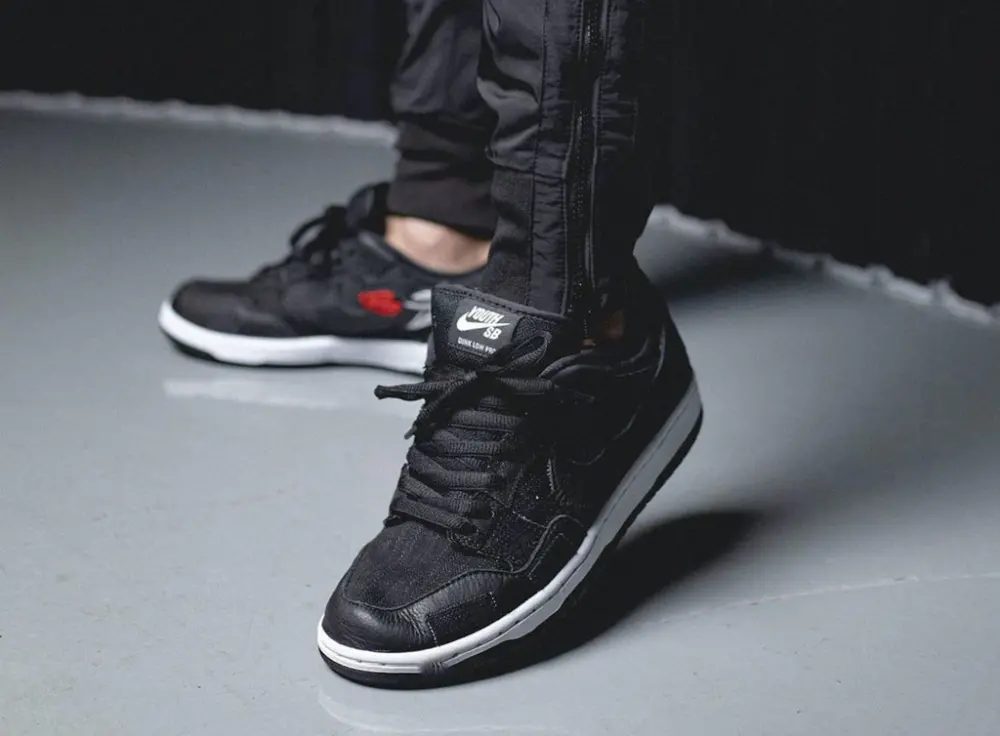 Giày Nike Wasted Youth x Dunk Low SB 'Black Denim' DD8386-001 - Ảnh 7