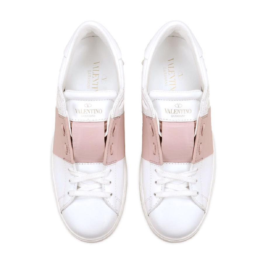 Giày Valentino Wmns Calfskin Leather White UW2S0781BLU834 - Ảnh 3