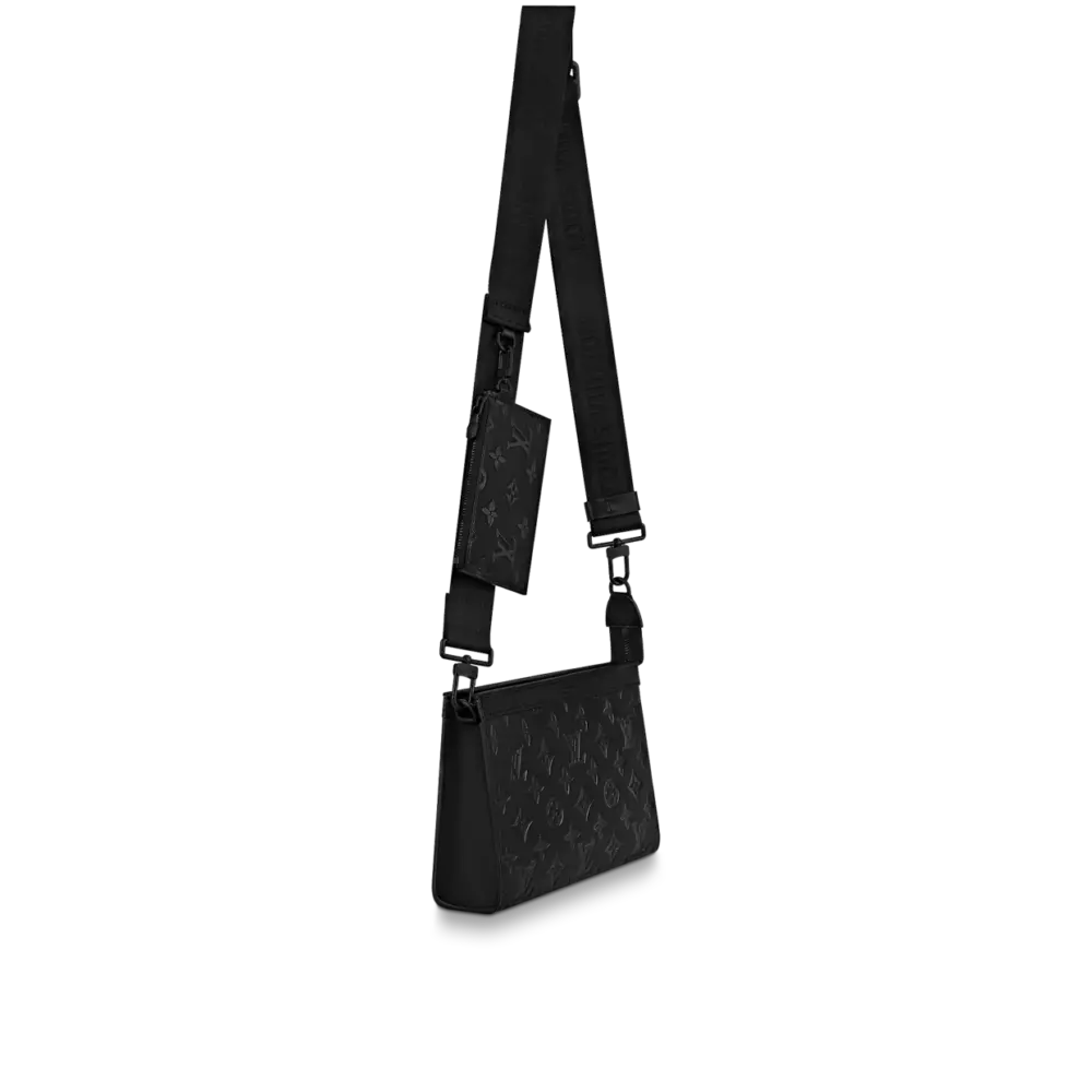 Túi Louis Vuitton Gaston Wearable Wallet 'Black' M81115 - Ảnh 5