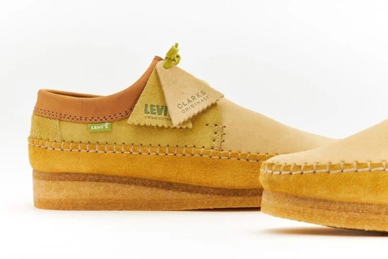 Giày Clarks x LVC Weaver 'Yellow Combi' 261-60321 - Ảnh 5