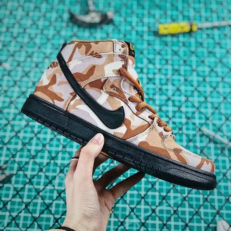 Giày Nike Dunk High Pro SB 'Brown Camo' BQ6826-200 - Ảnh 7