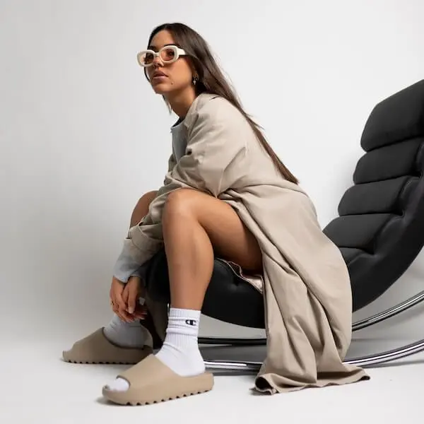 Dép Adidas Yeezy Slide Pure GW1934 - Ảnh 4