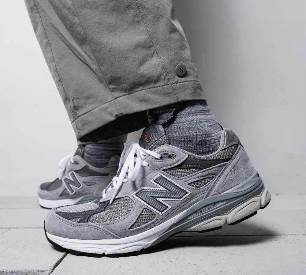 Giày New Balance 990v3 Made in USA 'Grey' M990GY3 - Ảnh 3