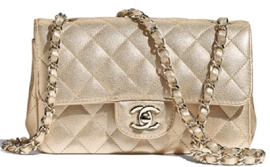 Túi Chanel Mini Flap Bag 'Metalic Lambskin Gold' A69900-B05133-NB812