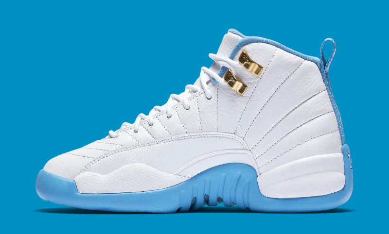 Giày Nike Air Jordan 12 Retro GG 'University Blue' 510815-127 - Ảnh 3