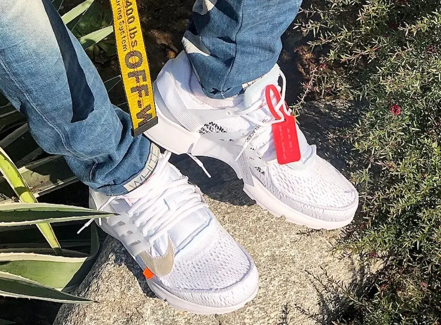 Giày Nike Off-White x Air Presto 'White' AA3830-100 - Ảnh 4