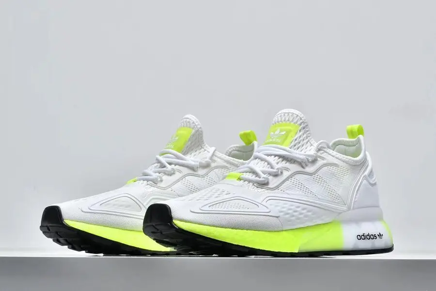 Alternative view of Giày Adidas ZX 2K Boost 'White Solar Yellow' FW0480