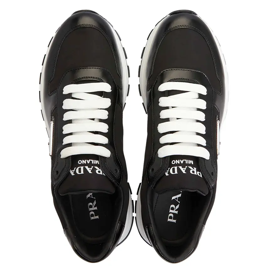 Giày Prada PRAX 01 Re-Nylon Brushed 'Black White' 2EE369-3LF5-FG000 - Ảnh 4