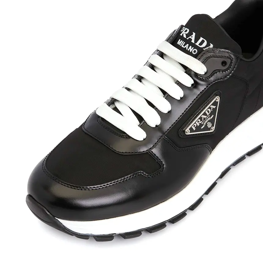Alternative view of Giày Prada PRAX 01 Re-Nylon Brushed 'Black White' 2EE369-3LF5-FG000