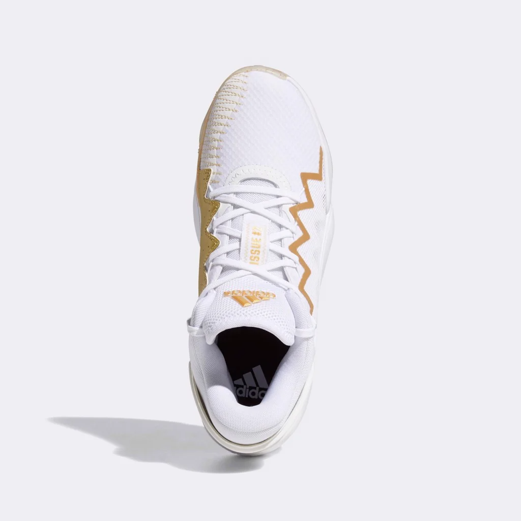 Giày Adidas D.O.N. Issue #2 'White Gold Metallic' FX9431 - Ảnh 4