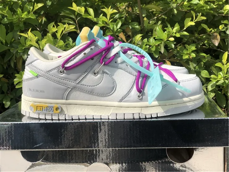 Giày Nike Off-White x Dunk Low 'Lot 21 of 50' DM1602-100 - Ảnh 4