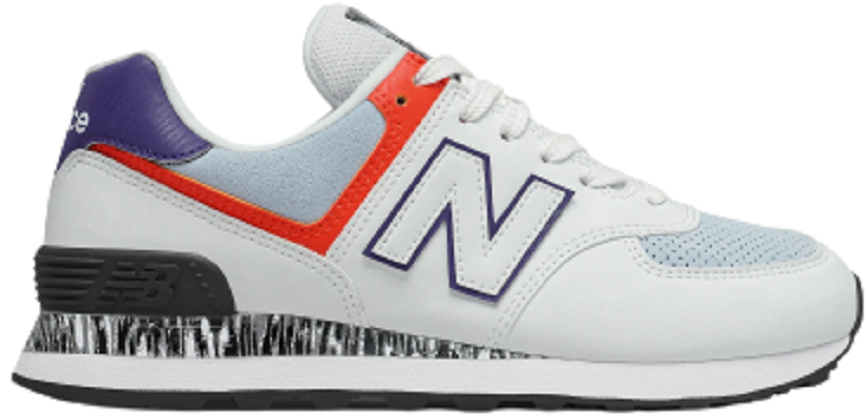 Giày New Balance 574 Classic 'White Ghost Pepper' WL574CS2