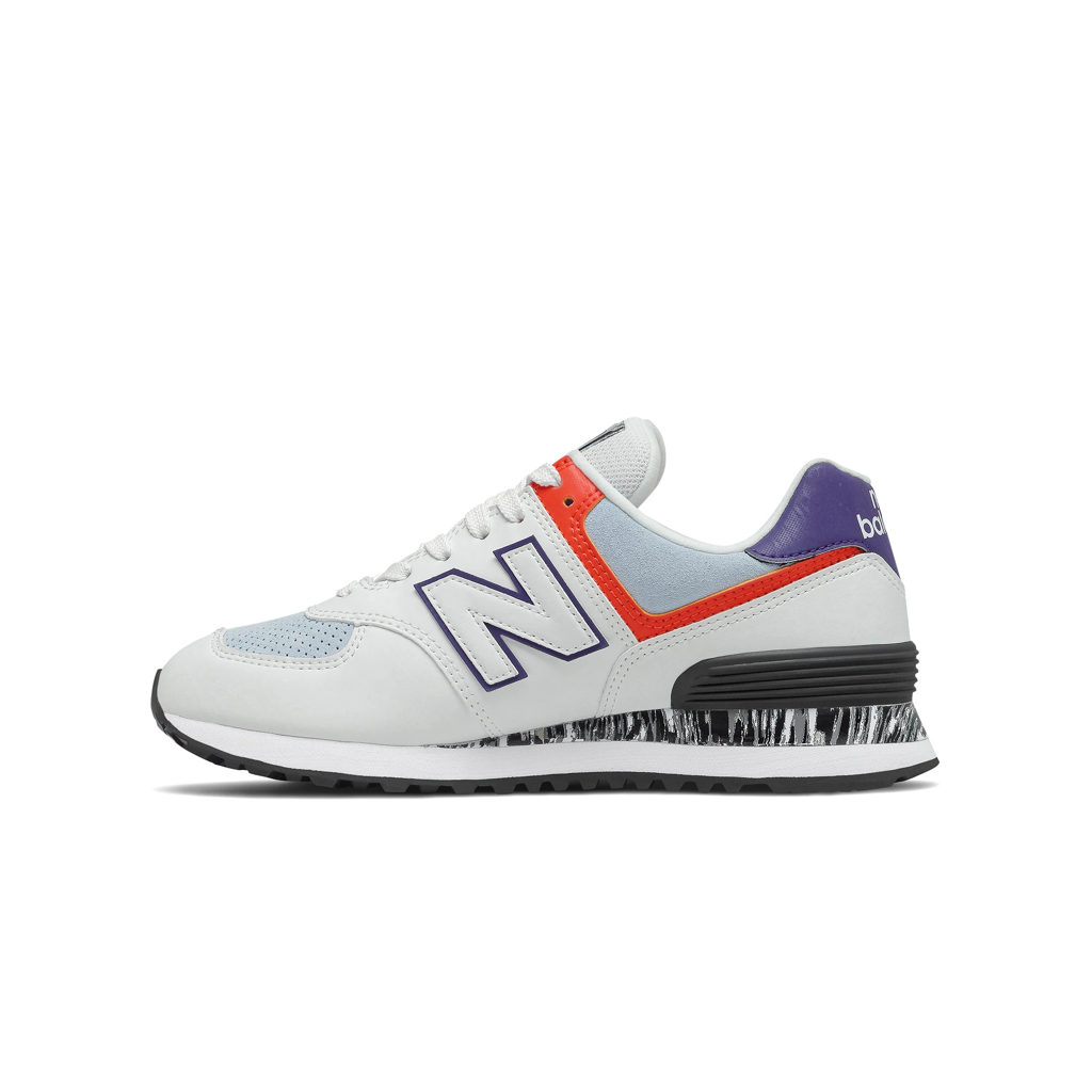 Giày New Balance 574 Classic 'White Ghost Pepper' WL574CS2 - Ảnh 2