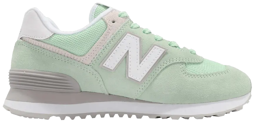 Giày New Balance Wmns 574 Green White WL574ESM