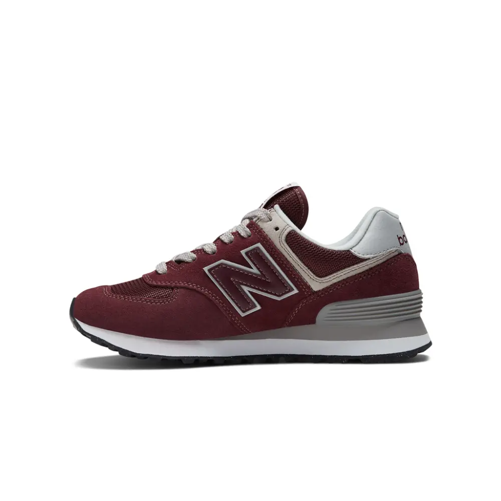 Giày New Balance 574 Classic 'Burgundy' WL574EVM - Ảnh 5