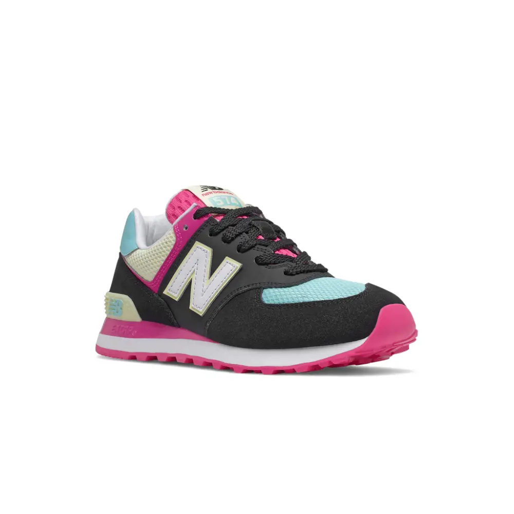 Alternative view of Giày New Balance 574 Classic 'Black Pink Glow' WL574GP2