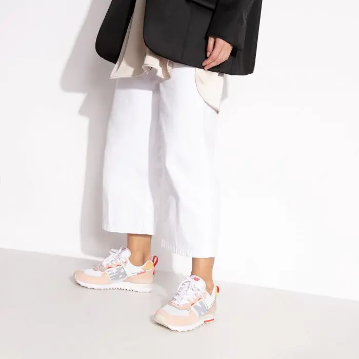 Giày New Balance Wmns 574 Lifestyle Pink White WL574ISE - Ảnh 3