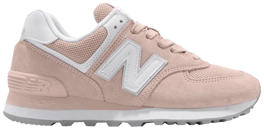 Giày New Balance Wmns 574 'Pink White' WL574OAB