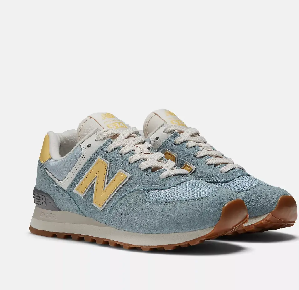 Alternative view of Giày New Balance Wmns 574v2 'Light Slate Wheat Field' WL574RCC