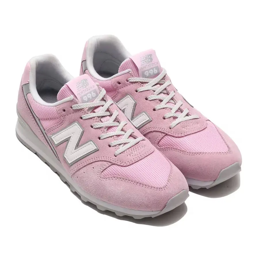 Alternative view of Giày New Balance 996 Wide 'Pink White' WL996CLD