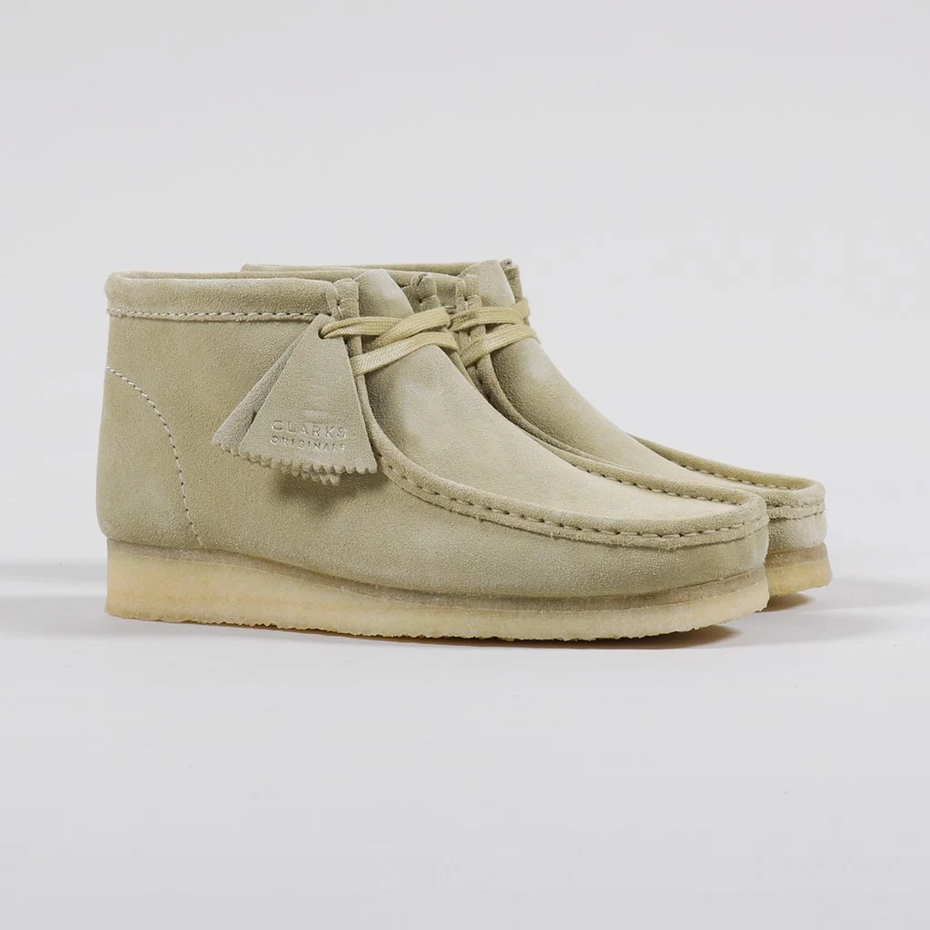 Giày Clarks Wallabee Boot 'Maple Suede' 261-55520 - Ảnh 4