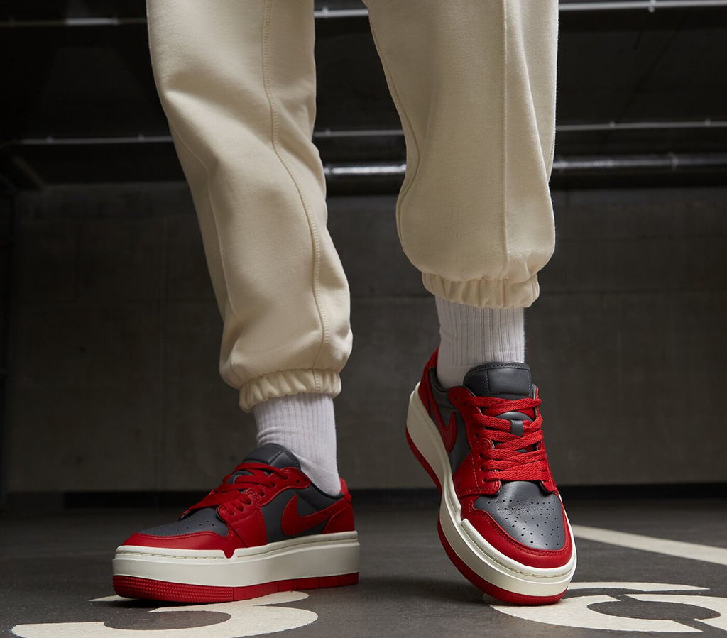 Giày Nike Air Jordan 1 Elevate Low SE 'Dark Grey Red' DH7004-006 - Ảnh 4