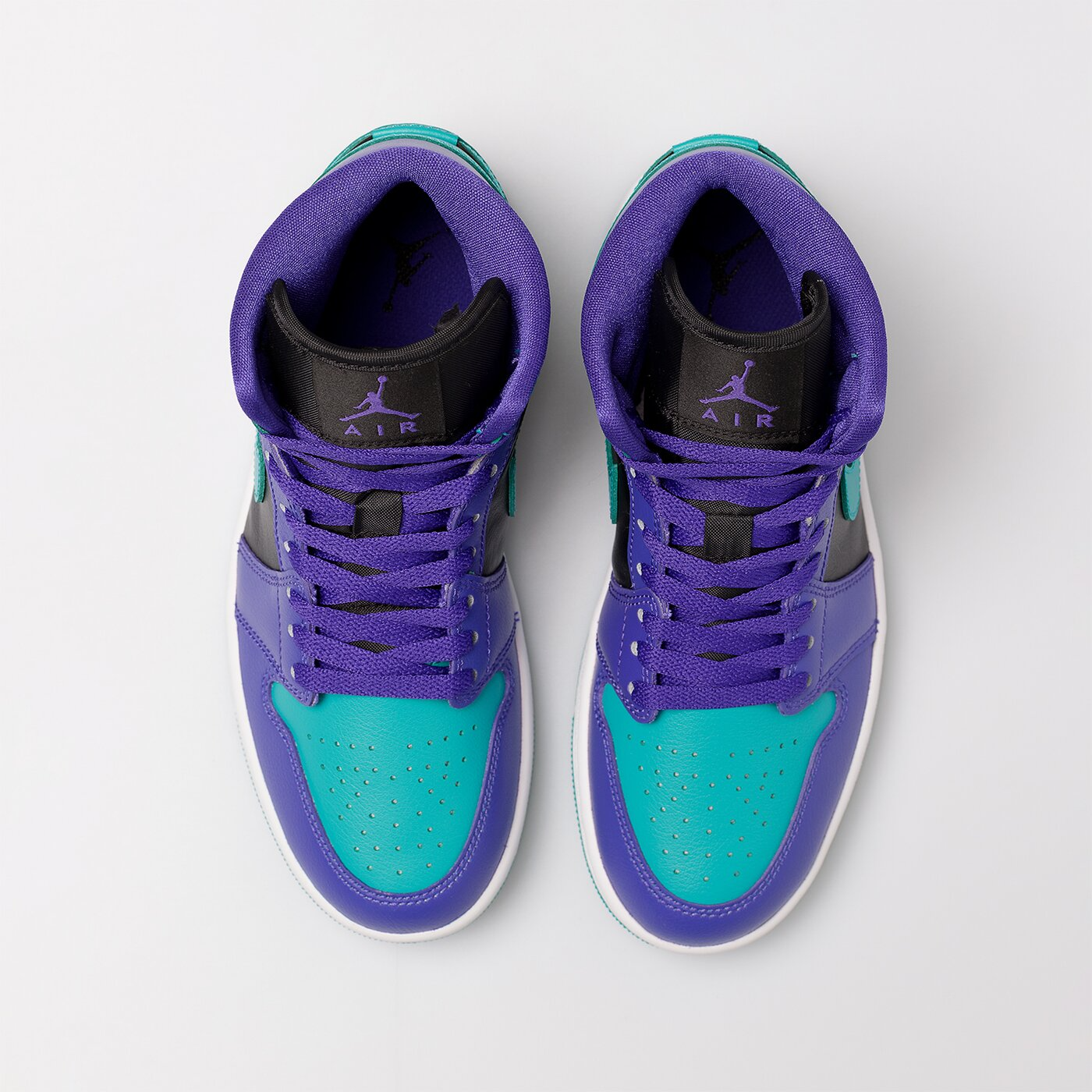 Giày Nike Air Jordan 1 Mid ‘Black Grape’ BQ6472-502 - Ảnh 4