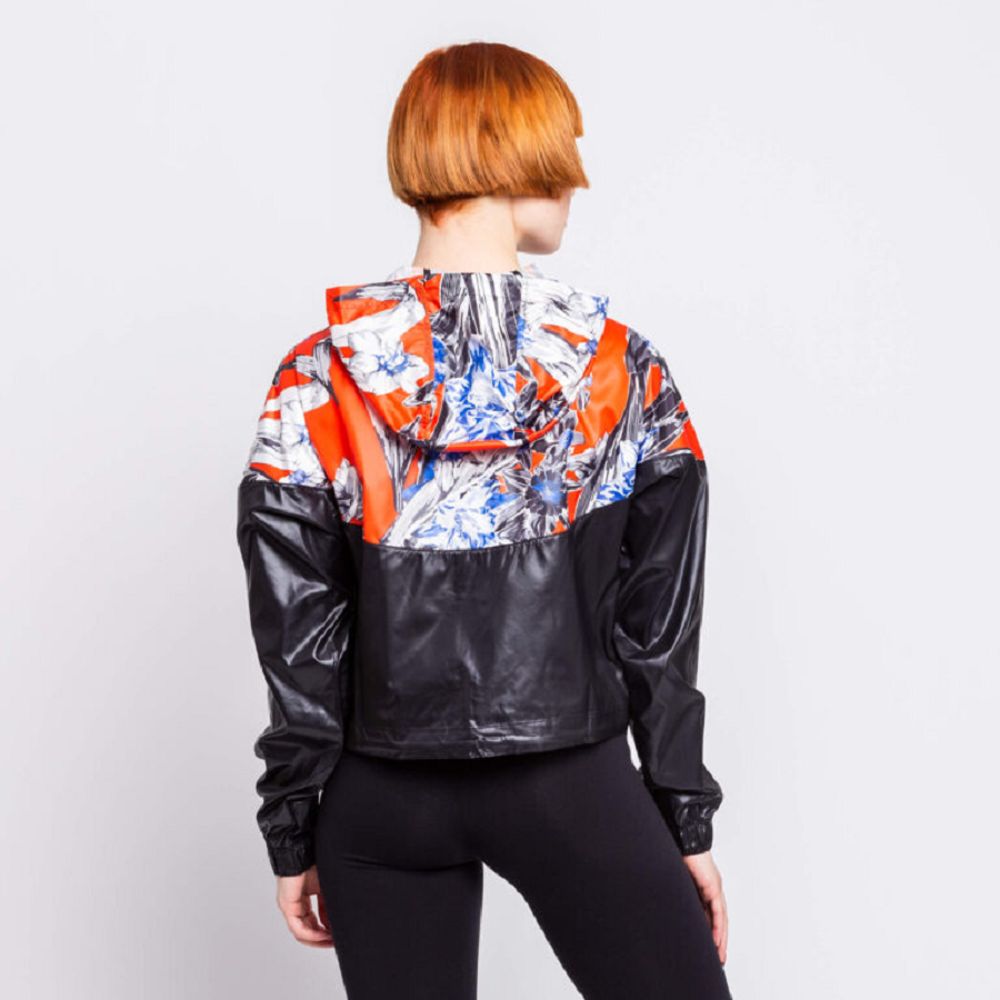 Áo Nike Hyper Femme Crop Jacket Windrunner Floral AR5151-010 - Ảnh 4