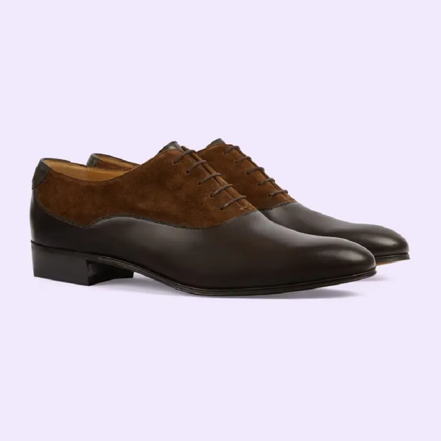 Giày Gucci Double G 'Dark Brown Leather' 719741-06F50-2156 - Ảnh 3