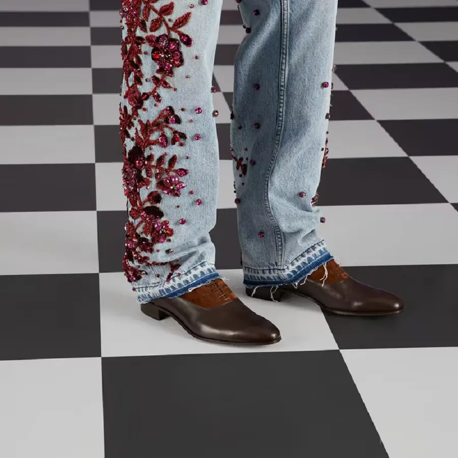 Alternative view of Giày Gucci Double G 'Dark Brown Leather' 719741-06F50-2156