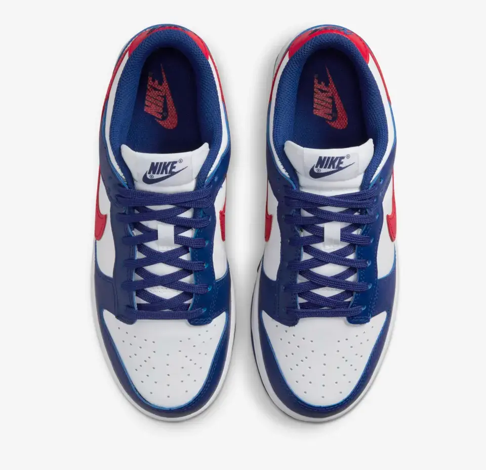 Alternative view of Giày Nike Dunk Low White and University Red 'Multicolor' DD1503-119