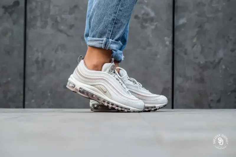 Giày Nike Wmns Air Max 97 Premium 'Light Bone' 917646-004 - Ảnh 5