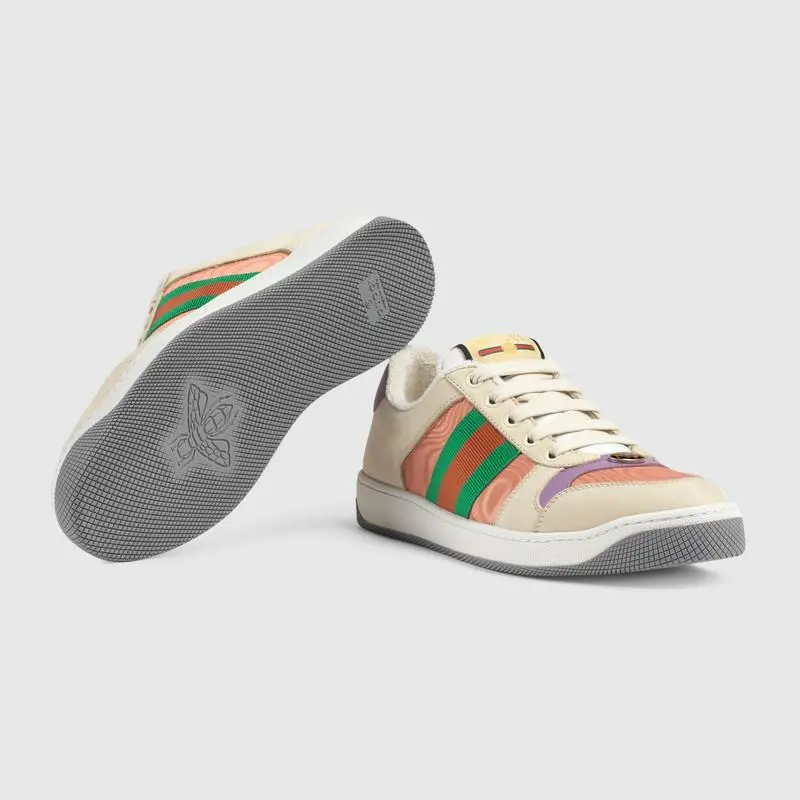 Giày Gucci Wmns Screener 'Pink Green Orange' 577684-9W880-2596 - Ảnh 4