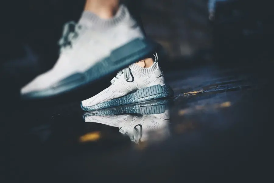 Giày Adidas NMD R1 Primeknit 'Sea Crystal' CG3601 - Ảnh 5