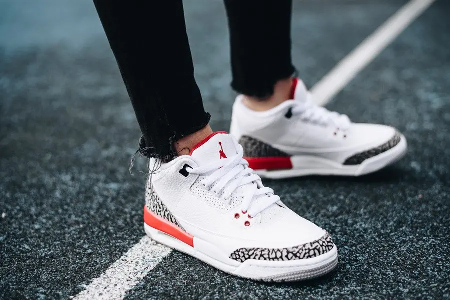 Giày Nike Air Jordan 3 Retro GS 'Hall of Fame' 398614-116 - Ảnh 5