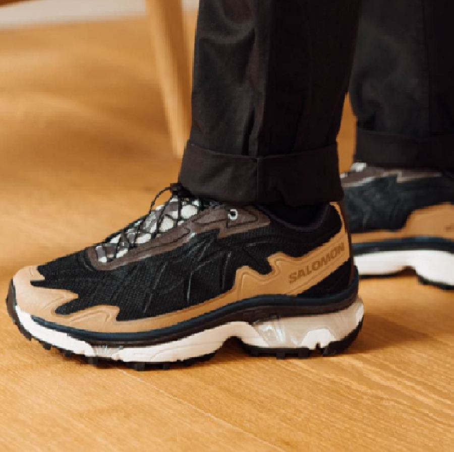 Giày Salomon x Wood Wood XT-Slate ‘Black’ L47256400 - Ảnh 3