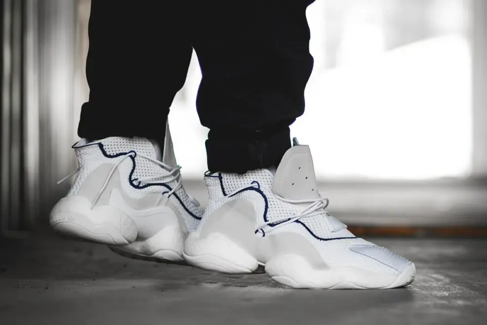 Giày Adidas Crazy BYW LVL 1 'White Purple' CQ0992 - Ảnh 3