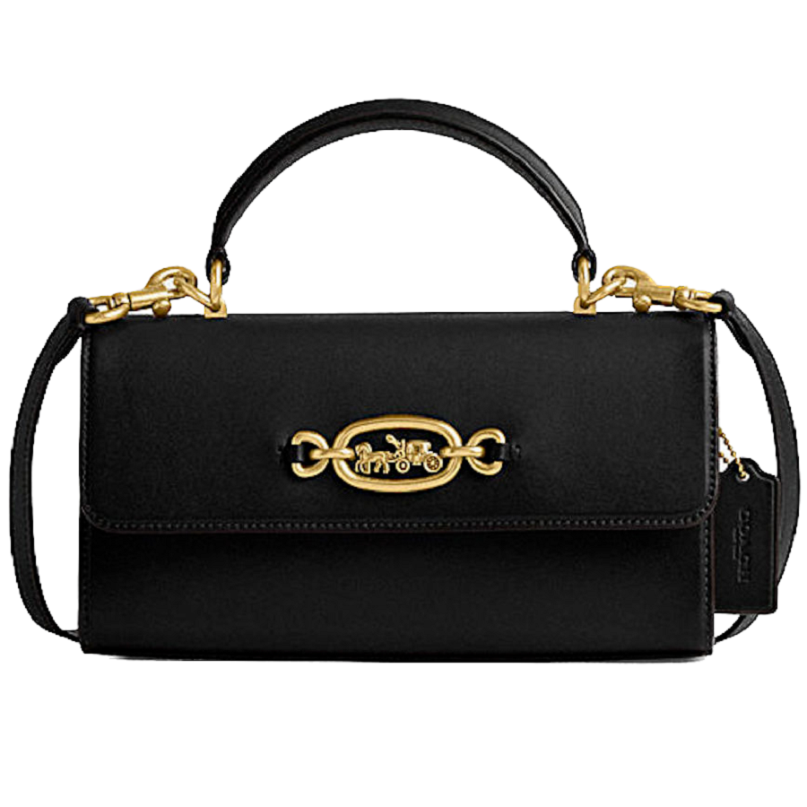 Túi Coach Harlow Top Handle 'Black' CM701-B4-BK