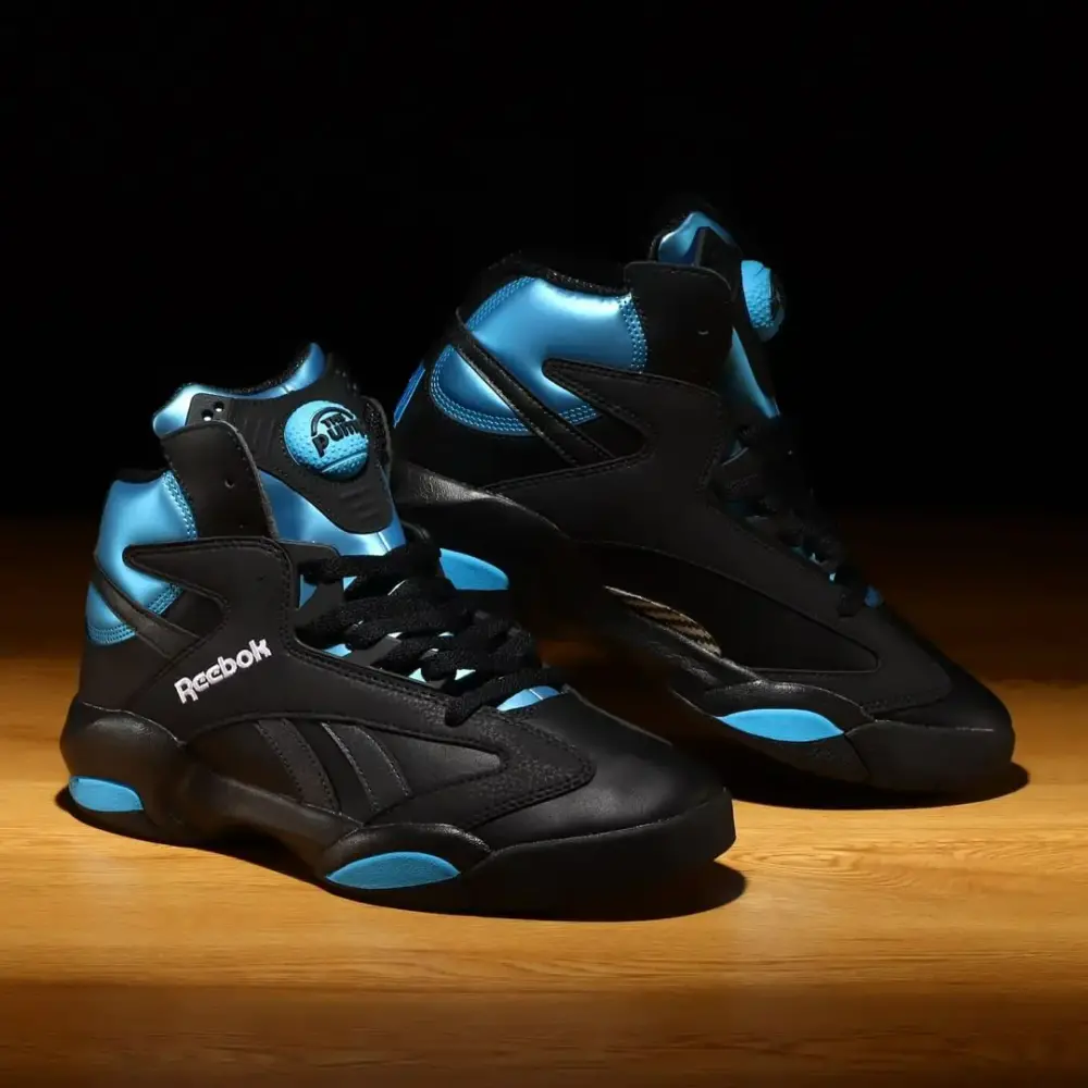 Giày Reebok Shaq Attaq 'Black Azure' HR0499 - Ảnh 7