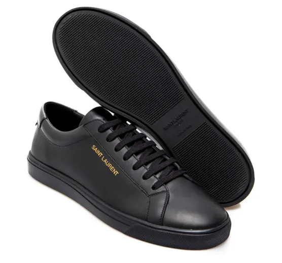 Giày Saint Laurent Andy Low 'Black' 606833-0ZS00-1000 - Ảnh 4