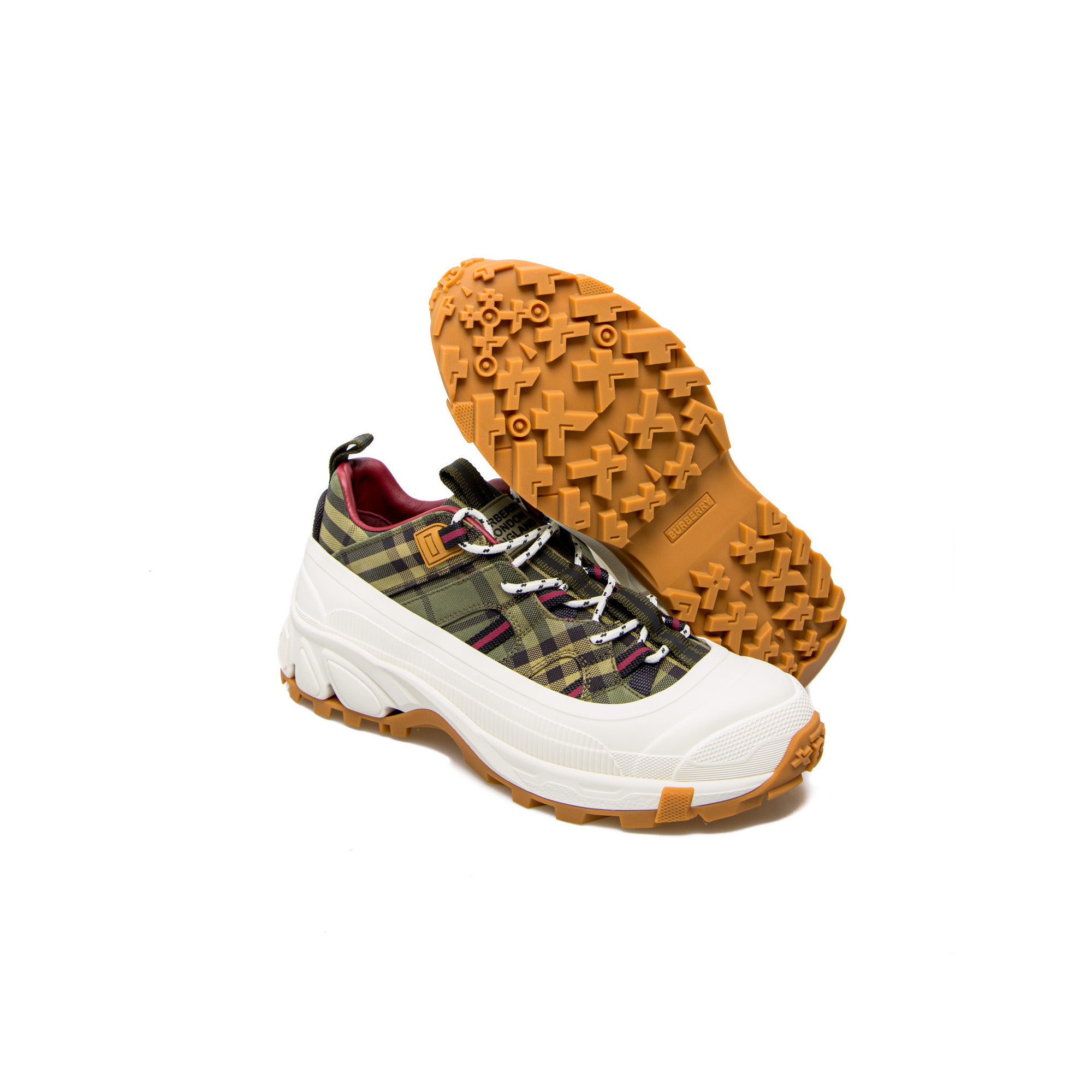 Giày Burberry Arthur Military Green 8043099 - Ảnh 4