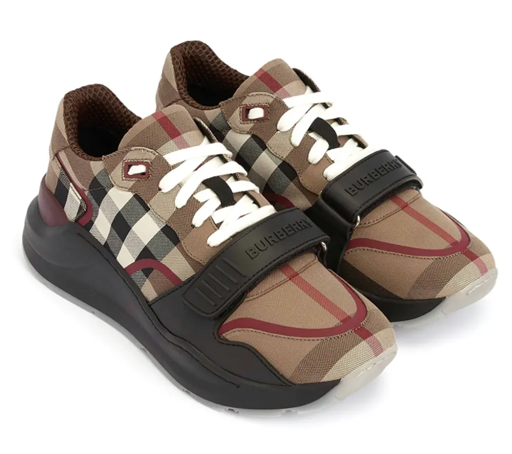 Giày Burberry Check Ramsey 'Brown' 8052971 - Ảnh 3
