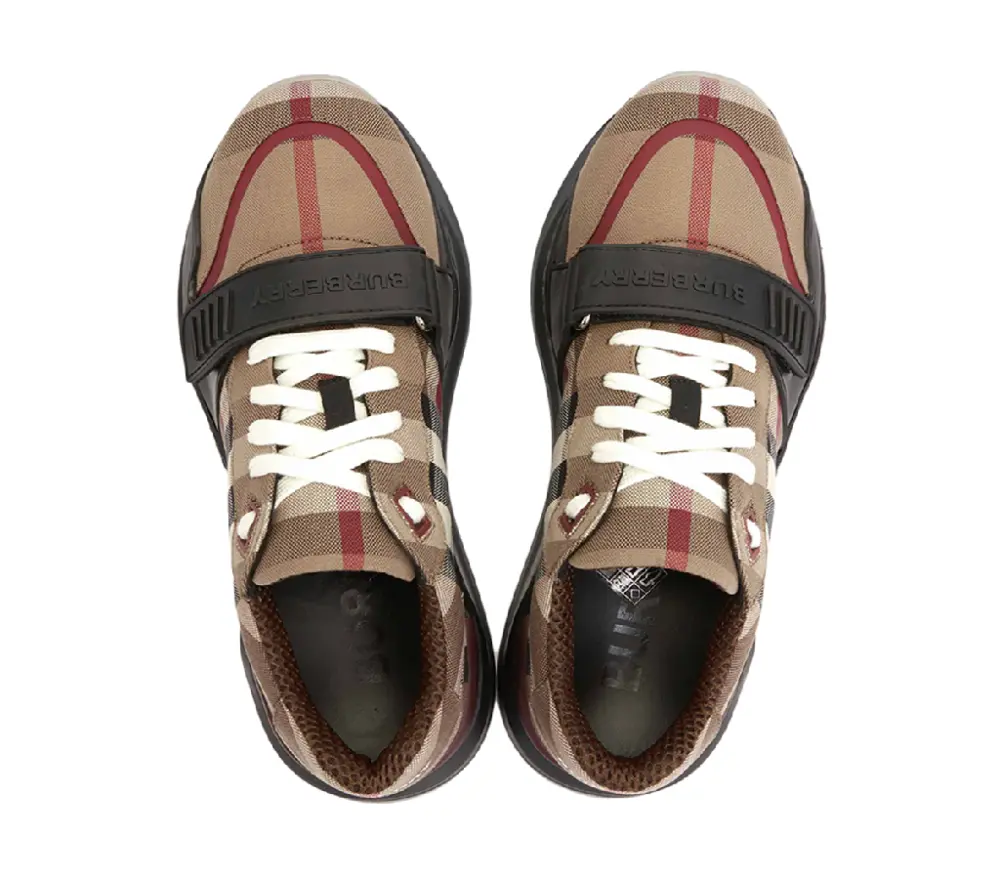 Giày Burberry Check Ramsey 'Brown' 8052971 - Ảnh 4