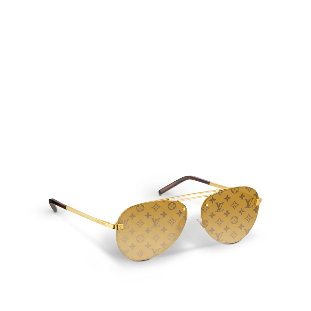 Kính Louis Vuitton Clockwise 'Gold' Z1020W - Ảnh 3
